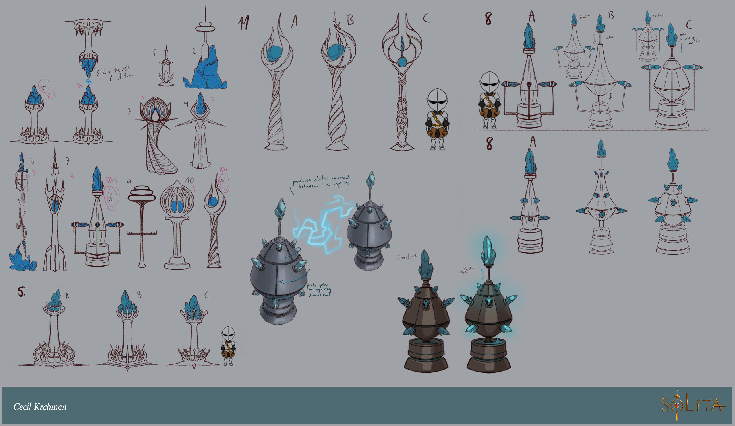 Electric Pylon concept art for Solita