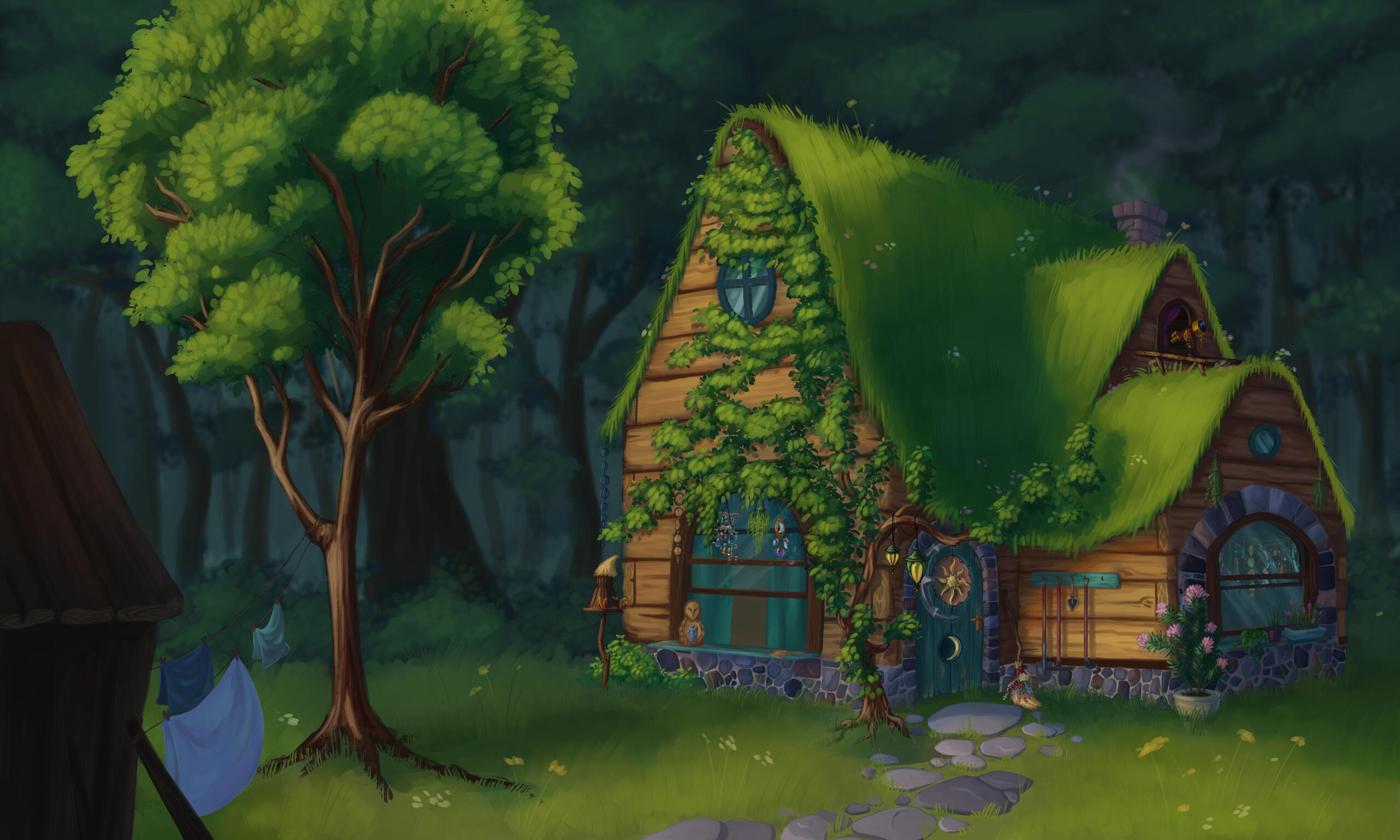 Witch&#39;s House concept art for Solita